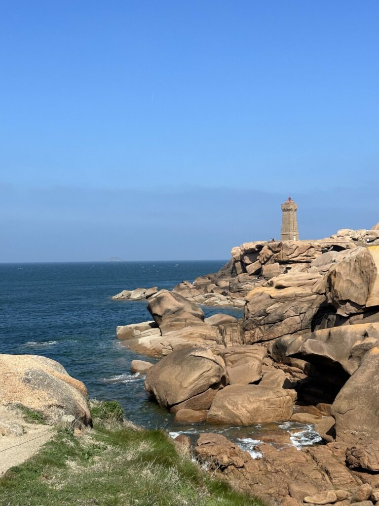 Lighthouse on the Pink Granite Coast