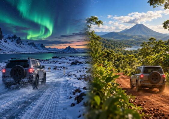 Road trip en hiver entre neige en Islande et soleil au Costa Rica